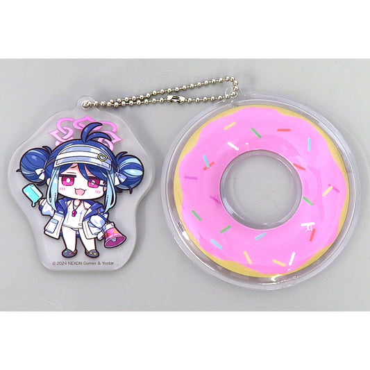 Fubuki Nemugaki Blue Archive Mini Char Keychain Swimsuit [USED]