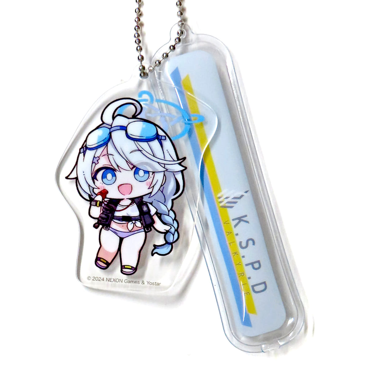 Blue Archive Kirino Nakatsukasa Swimsuit Mini Character Keychain Keychains [USED]