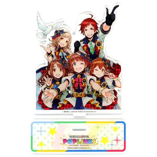 All Characters The Idolmaster Poplinks x Karaoke no Tetsujin Acrylic Stand [USED]