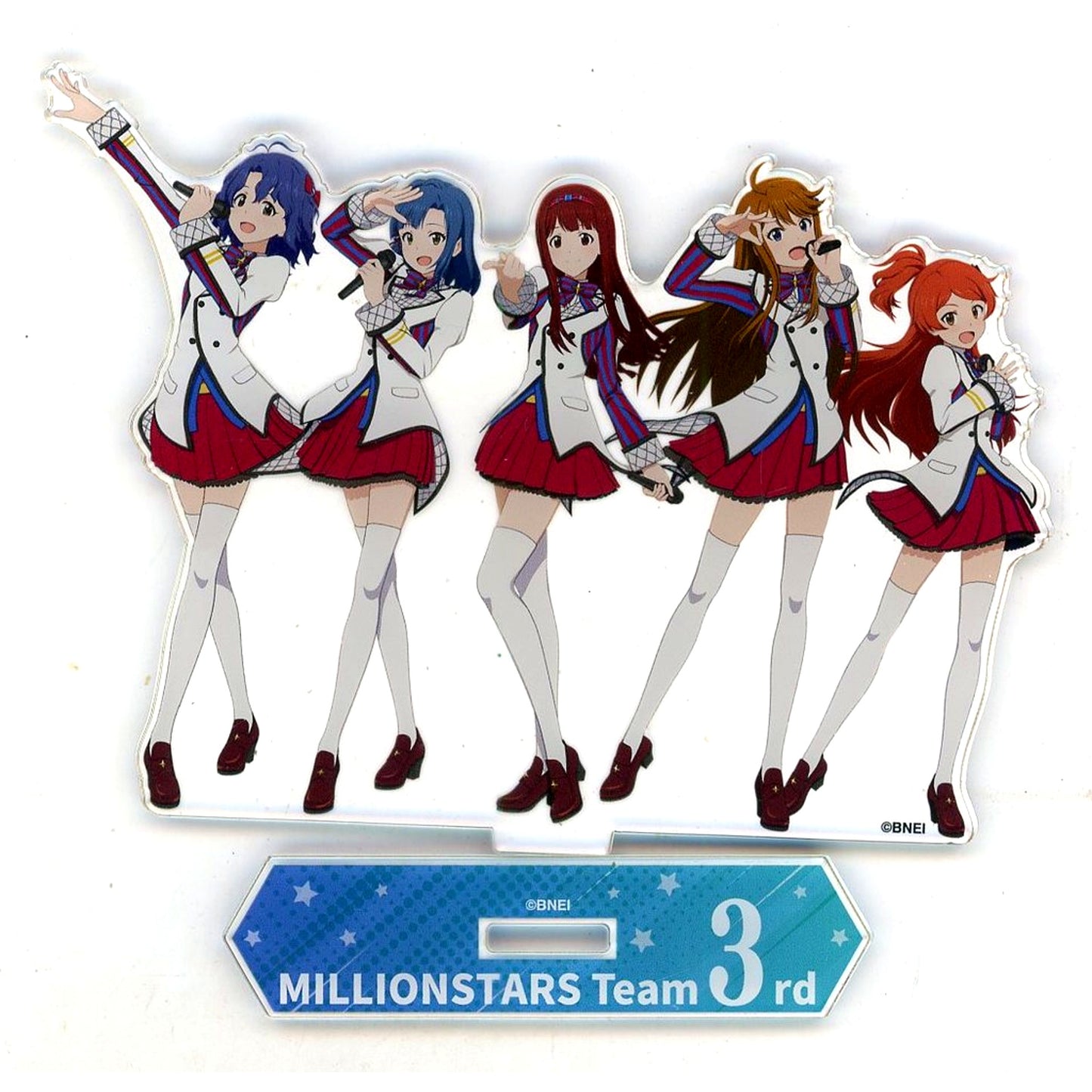 MILLIONSTARS Team3rd THE IDOLM@STER MILLION LIVE! Official Unit Acrylic Stand [USED]