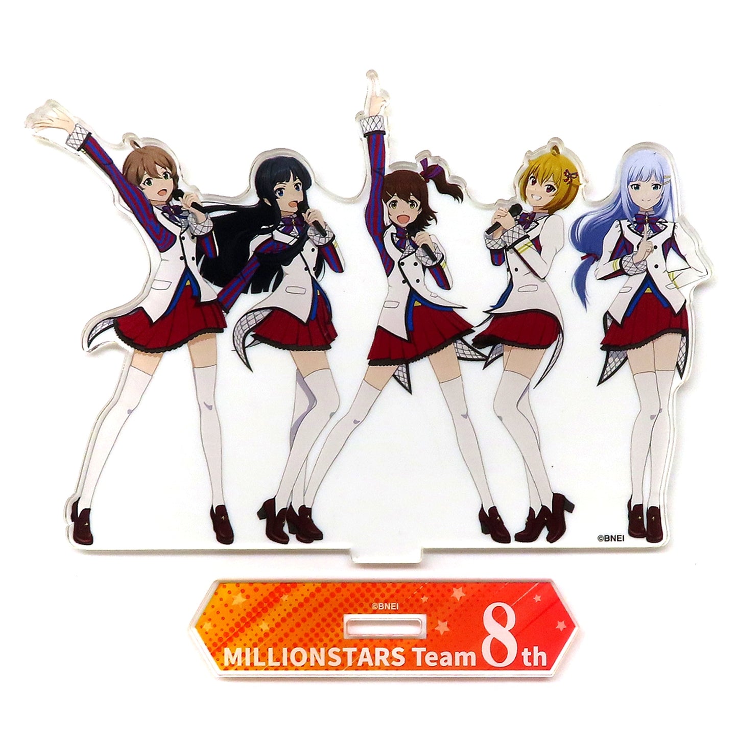 MILLIONSTARS Team8th THE IDOLM@STER MILLION LIVE! Official Unit Acrylic Stand [USED]
