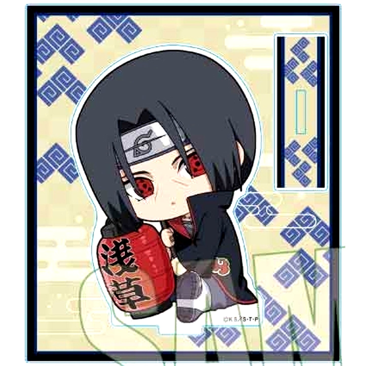 Itachi Uchiha Asakusa Ver. Gyugyutto Acrylic Stand Naruto Shippuden [USED]