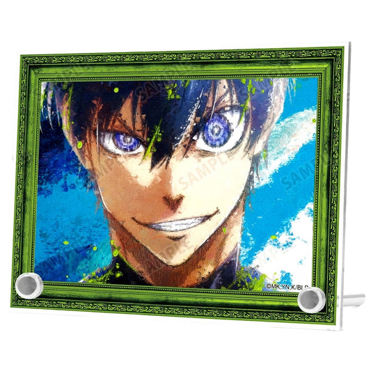 Yoichi Isagi Grunge Canvas A6 Acrylic Panel Blue Lock [USED]
