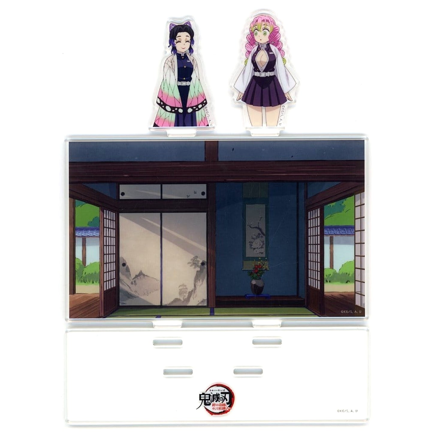 Shinobu Kocho & Mitsuri Kanroji Demon Slayer Kimetsu no Yaiba To the Hashira Training World Tour 2024 Mitsuris Uniform Scene Shot Acrylic Stand [USED]