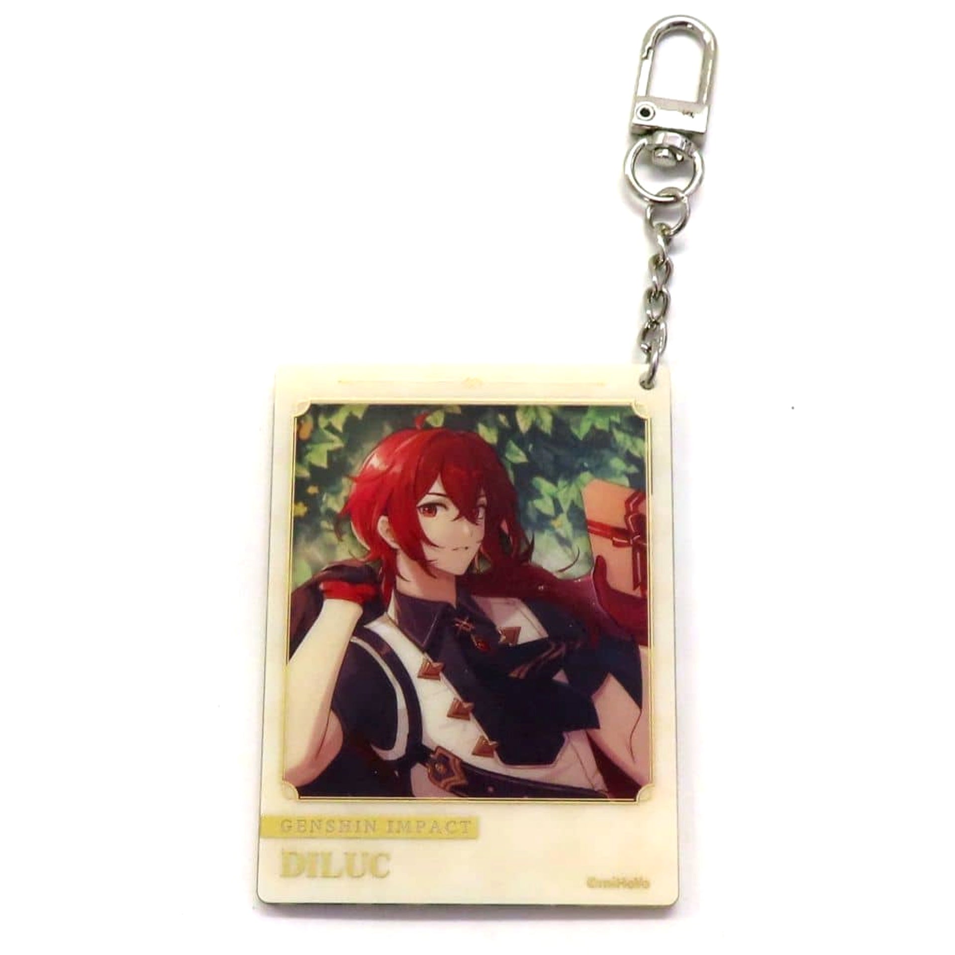 Genshin Diluc Acrylic Keychain Fated Day Series 2022 Ver. Keychains [USED]