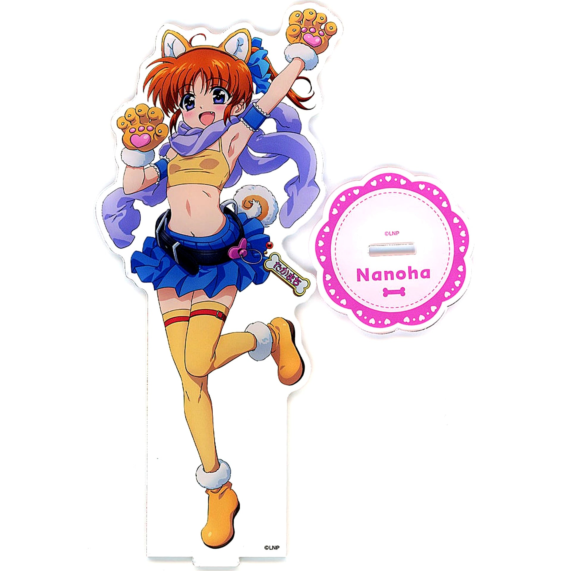Nanoha Takamachi A-1 Prize Illustration Acrylic Character Stand Kujibikido Magical Girl Lyrical Nanoha Series Online Kuji [USED]