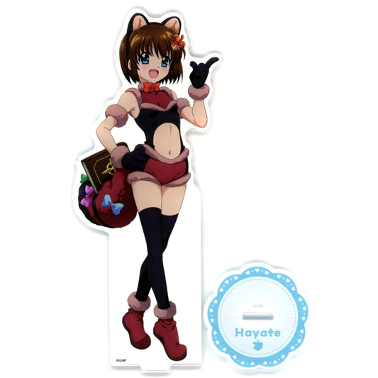 Hayate Yagami A-3 Prize Acrylic Character Stand Illustration Kujibikido Magical Girl Lyrical Nanoha Series Online Kuji [USED]
