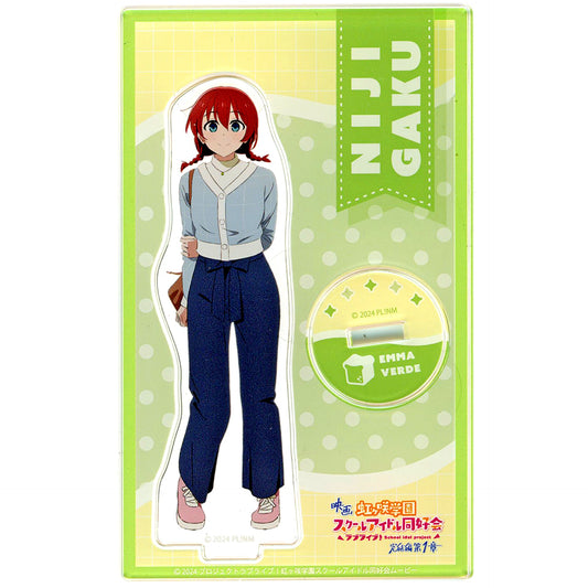 Emma Verde Casual Clothes Movie Love Live! Nijigasaki High School Idol Club Final Chapter Part 1 Trading Acrylic Stand Theater Goods [USED]