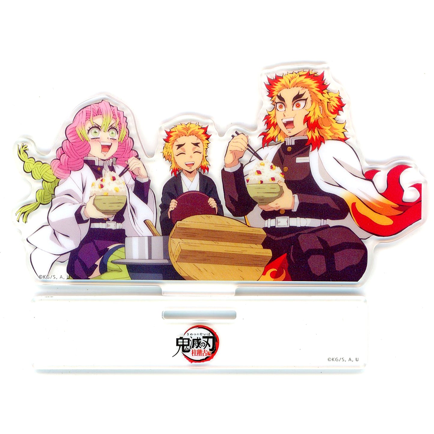 Kyojuro & Mitsuri & Senjuro Acrylic Stand WEBSHOP Kuji Demon Slayer Hashira Training Arc Kyojuro Rengoku Taisho Secret Rumors Prize D [USED]