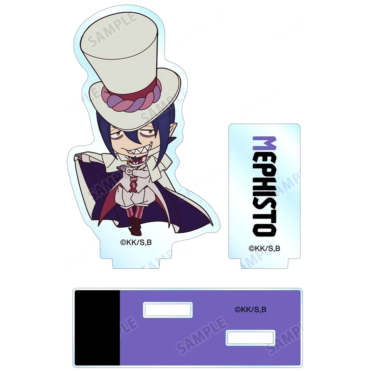 Mephisto Pheles Blue Exorcist Shimane Illuminati Saga Trading Chibi Character Acrylic Stand with Parts [USED]