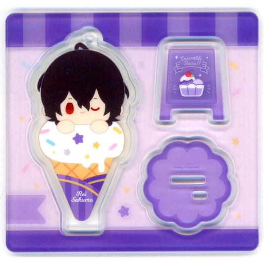 Rei Sakuma Ensemble Stars!! Sweet Treats Series Ice Cream Acrylic Stand China Limited [USED]