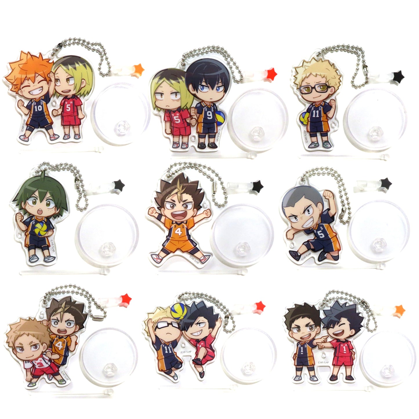 Set of 9 Decora PIC Acrylic Haikyu!! Vol. 2 [USED]