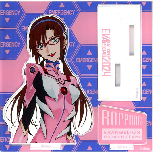 Mari Makinami Illustrious Evangelion Crossing Expo Tokyo Gaisen Roppongi Acrylic Stand [USED]