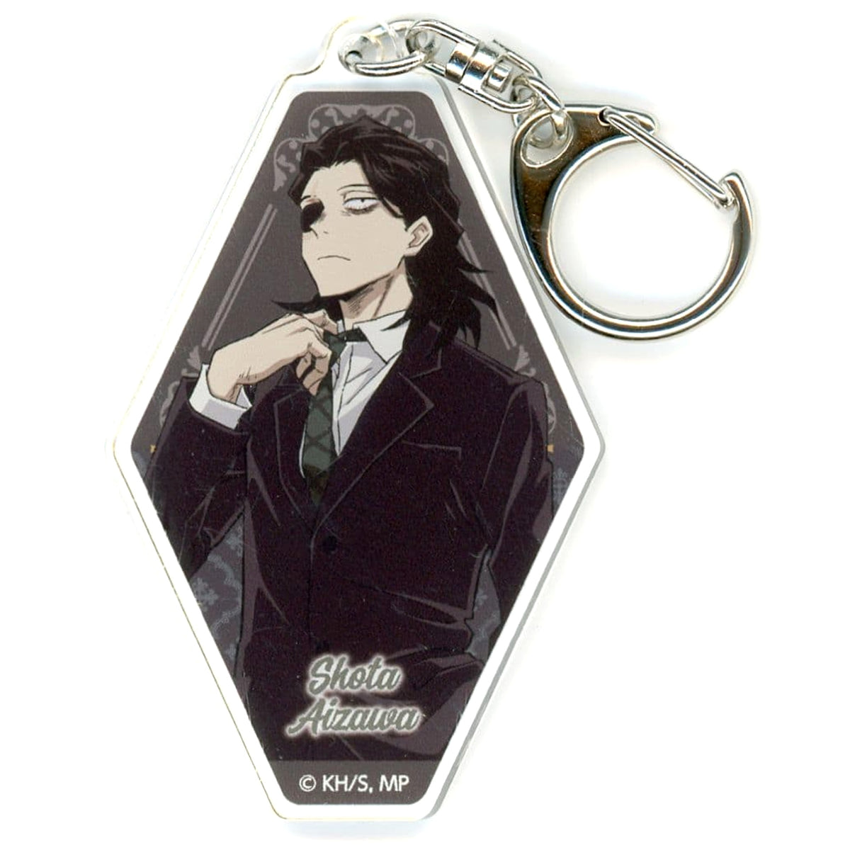 My Hero Academia Shota Aizawa Trading Acrylic Keychains Greenish Costume Ver. Keychains [USED]