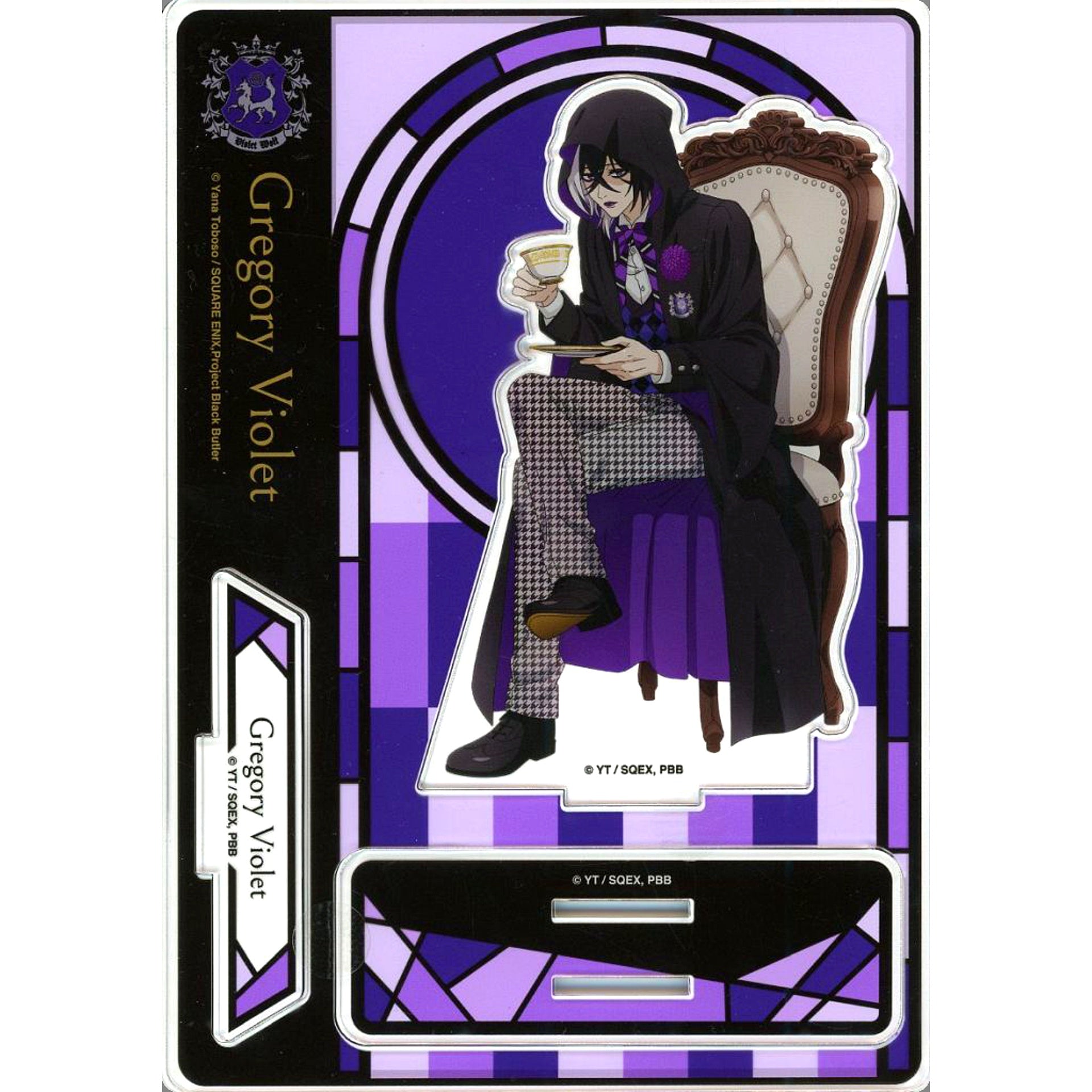 Gregory Violet Big Life-Size Acrylic Stand Black Butler: Public School Arc x and GALLERY Collaboration Cafe [USED]