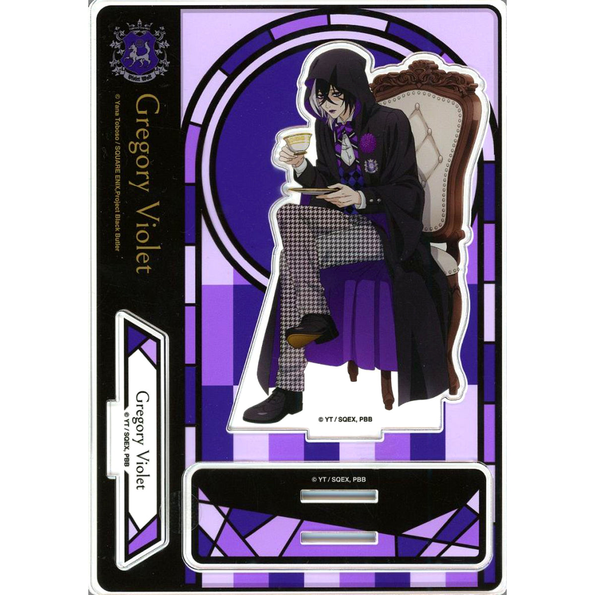 Gregory Violet Big Life-Size Acrylic Stand Black Butler: Public School Arc x and GALLERY Collaboration Cafe [USED]