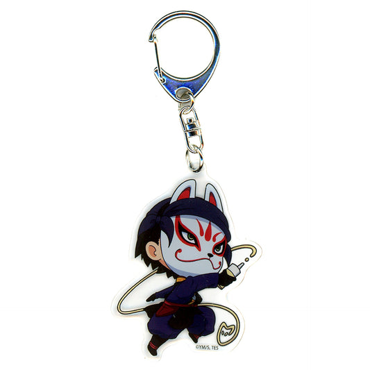 Genba Kazama The Elusive Samurai x Bakudanyakihonpo Trading Acrylic Keychain [USED]