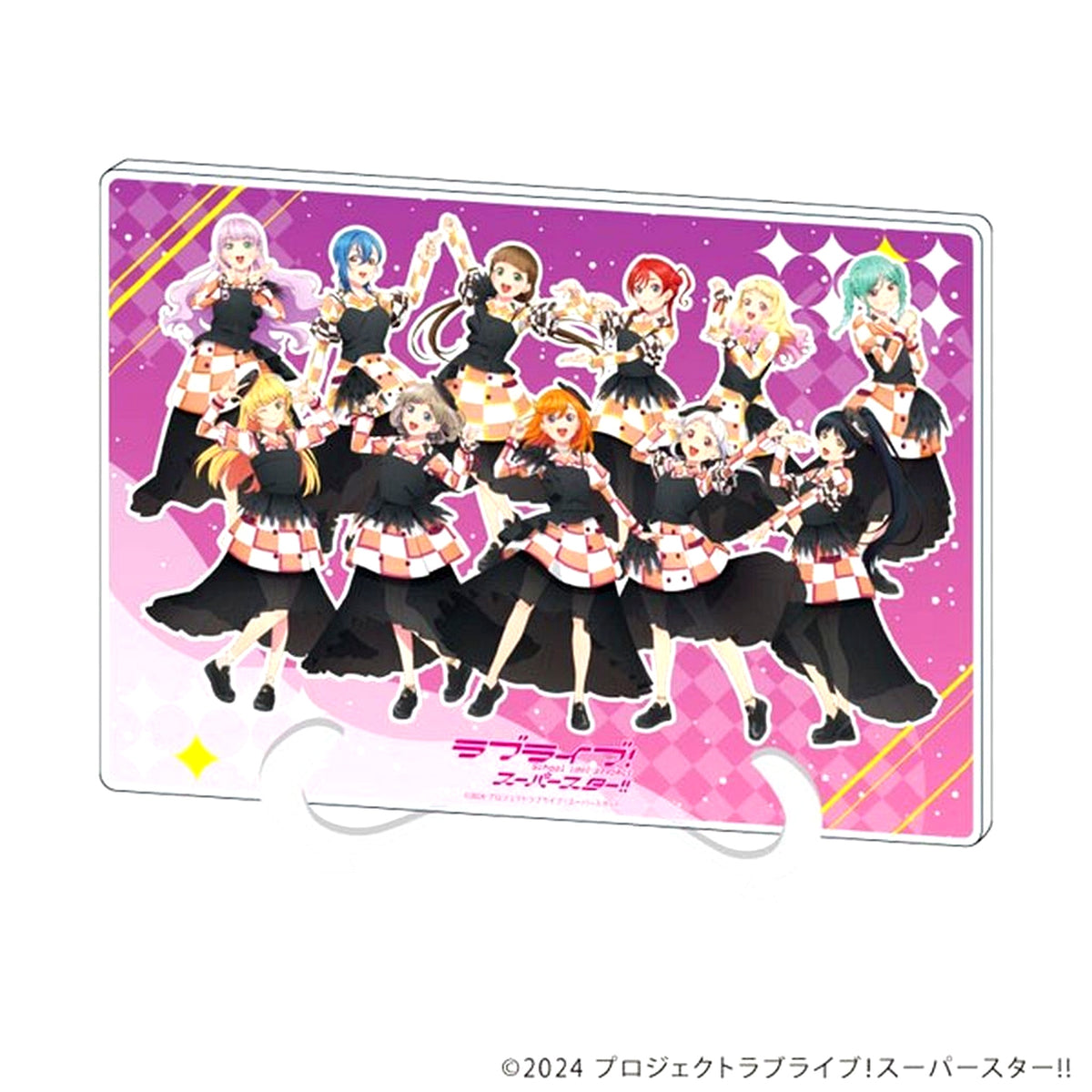 Liella! Illustration Acrylic Art Board Love Live! Superstar!! POP UP STORE in base yard tokyo [USED]