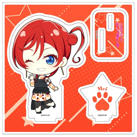Mei Yoneme Love Live! Superstar!! Acrylic Stand Plate Mini Character Illustration POP UP STORE in base yard tokyo [USED]
