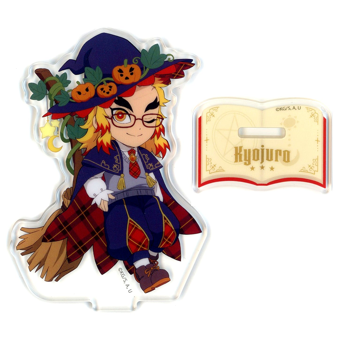 Kyojuro Rengoku Demon Slayer x ufotable Cafe / Machi Asobi CAFE x ufotable DINING Halloween Event 2024 Random Acrylic Stand A [USED]