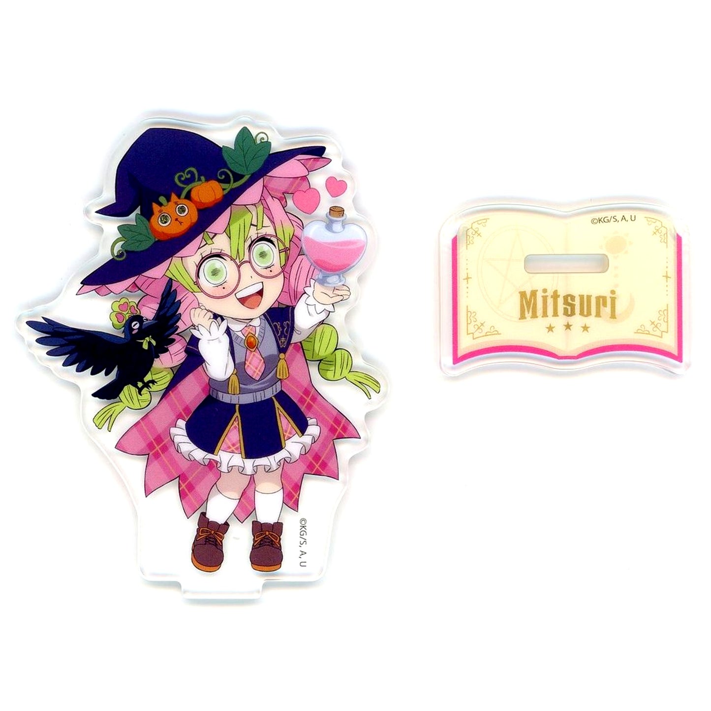 Mitsuri Kanroji Demon Slayer: Kimetsu no Yaiba x ufotable Cafe / Machi Asobi Cafe x ufotable DINING Halloween Event 2024 Random Acrylic Stand A [USED]