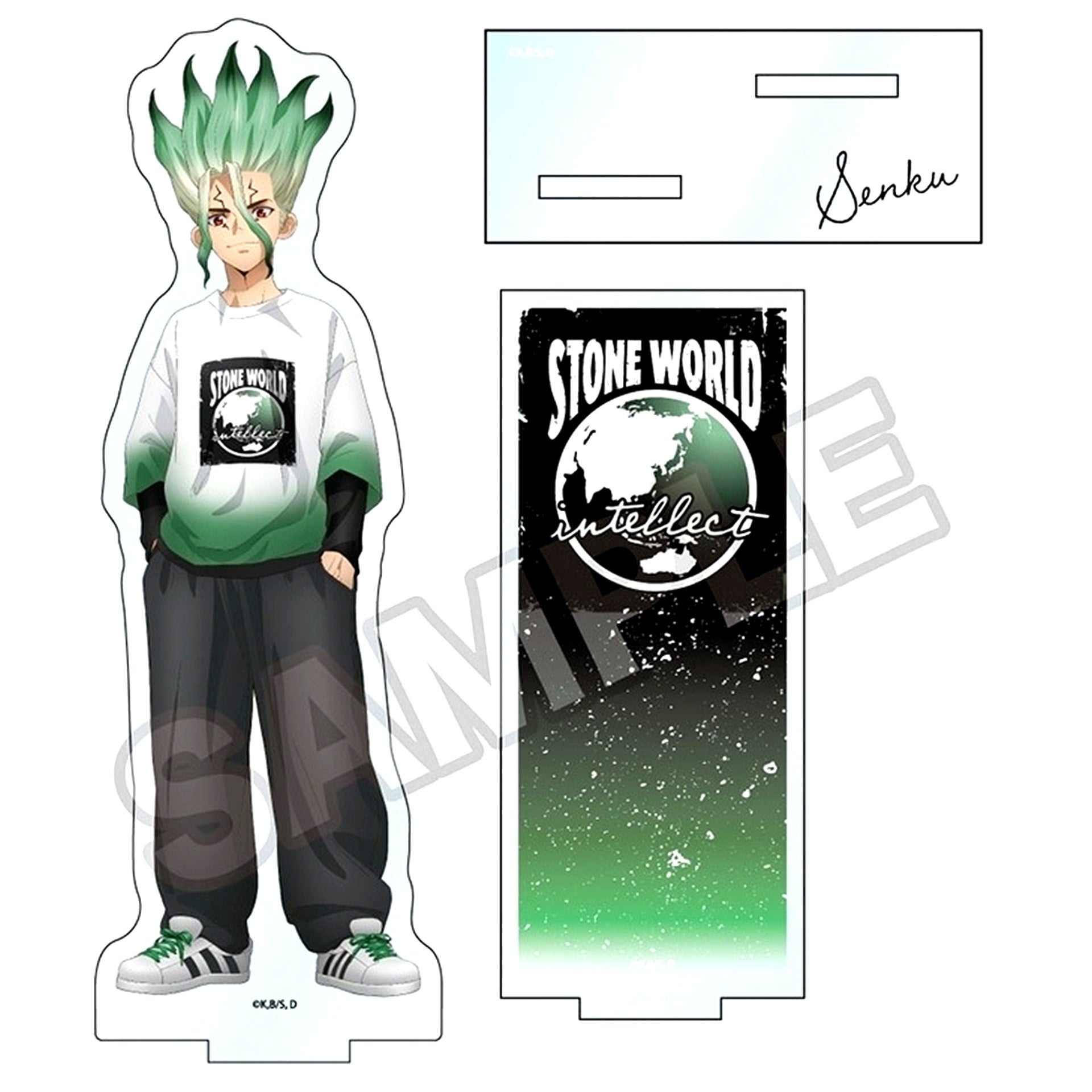 Senku Ishigami Dr.STONE Monotone Street Acrylic Stand [USED]