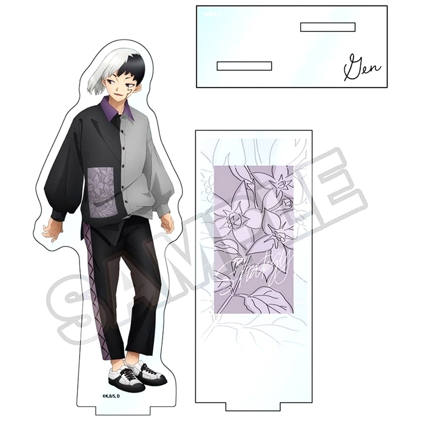 Gen Asagiri Dr.STONE Monotone Street Acrylic Stand [USED]