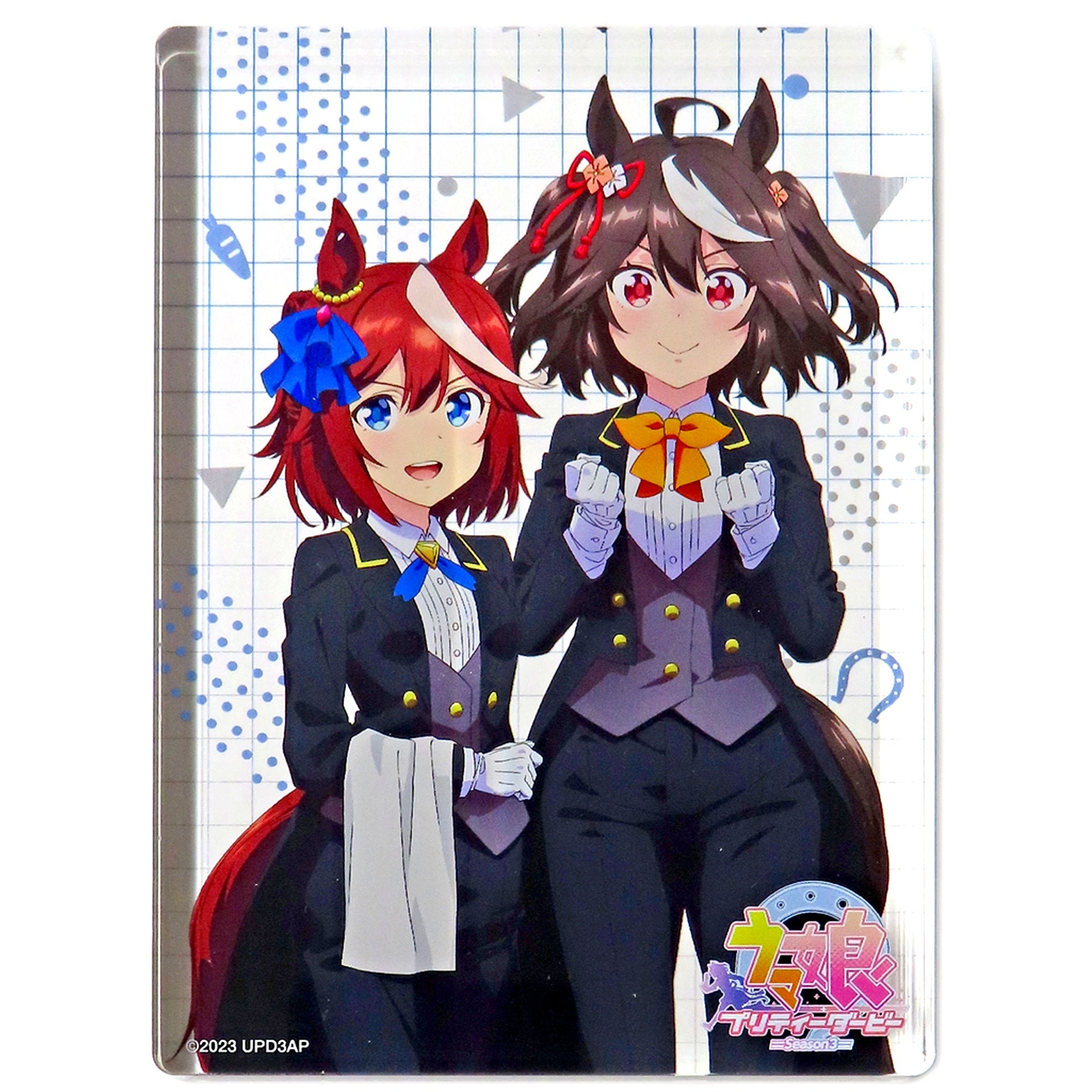 Kitasan Black & Tokai Teio Acrylic Block Umamusume: Pretty Derby Season 3 [USED]