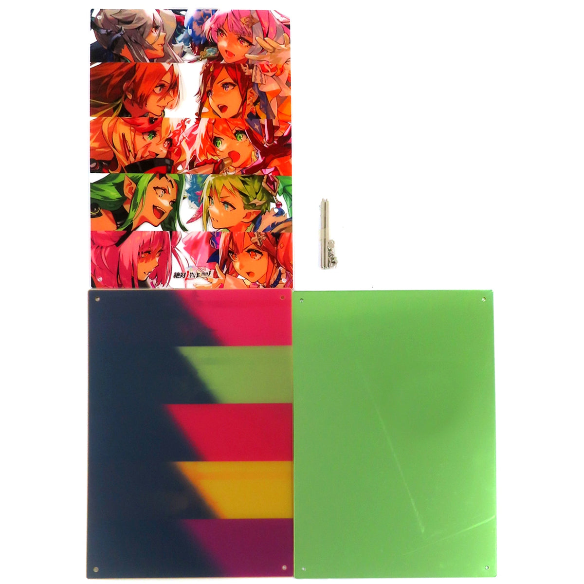 All Characters Galaxy Scramble Song Battle Macross Delta the Movie Absolute Live!!!!!! Macross F Short Movie Labyrinth of Time Acrylic Panel [USED]