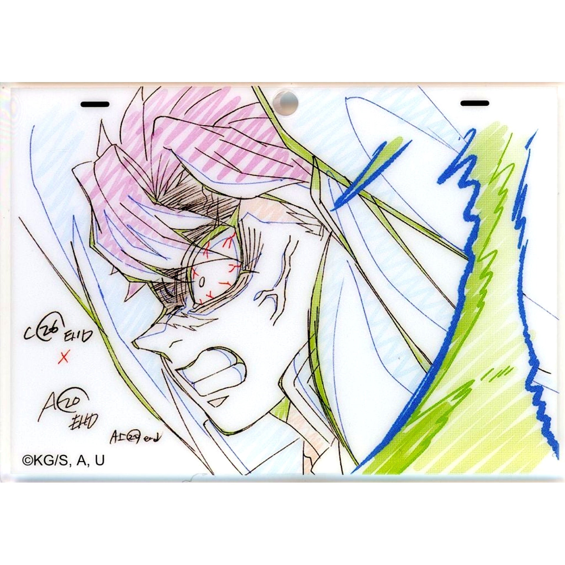 Sanemi Shinazugawa Demon Slayer Kimetsu no Yaiba Keyframe Style Acrylic Charm ufotable DINING [USED]