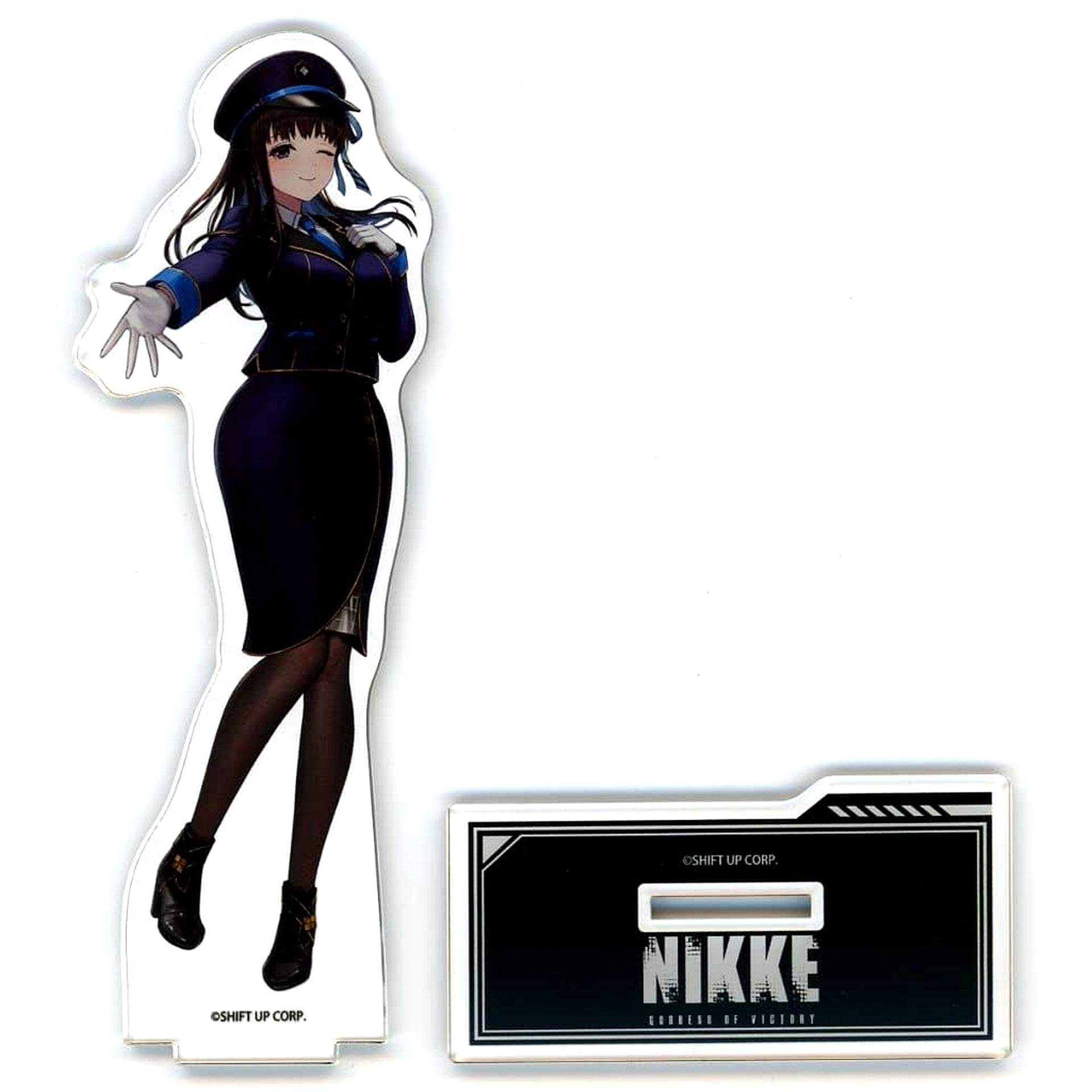 Marian Goddess of Victory: NIKKE Acrylic Stand Station Staff Outfit Ver. Newly Drawn Illustration POP UP STORE [USED]