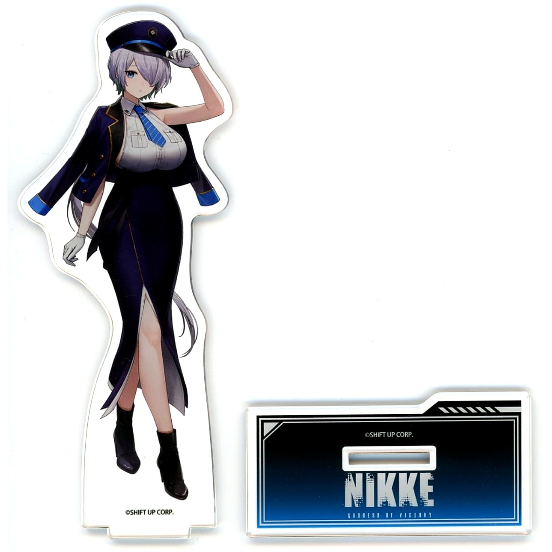 Brid Goddess of Victory: NIKKE Acrylic Stand Station Staff Outfit Ver. Newly Drawn Illustration POP UP STORE [USED]