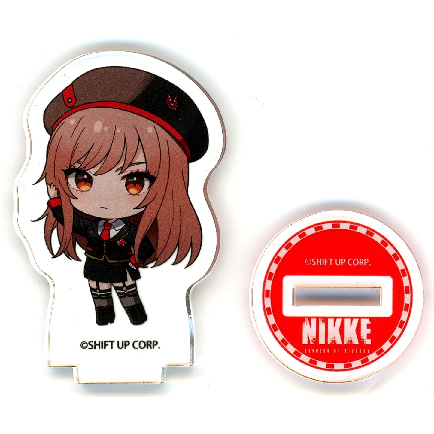 Rapi Goddess of Victory: NIKKE POP UP STORE Acrylic Petit Stand 01 / Station Attendant Style Ver. Mini Character Illustration [USED]