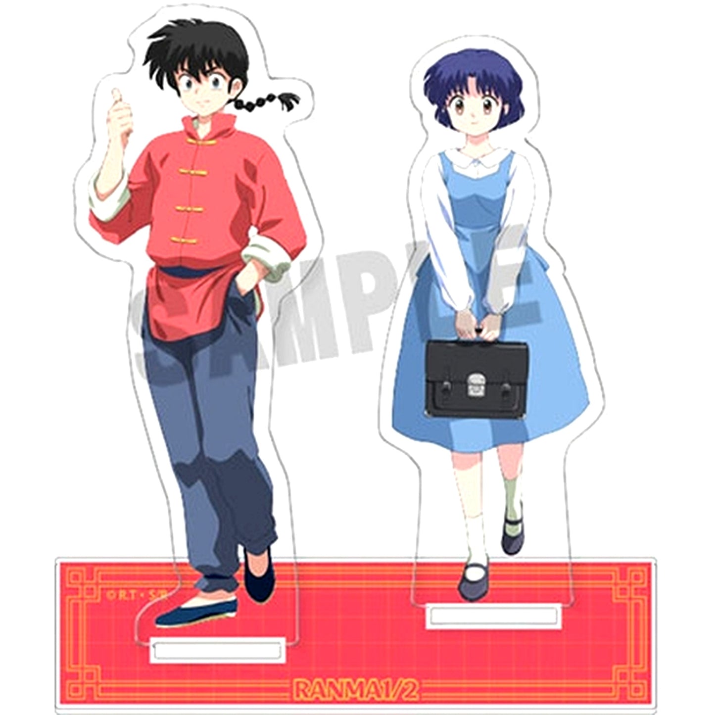 Ranma Saotome and Akane Tendo A. Ranma 1/2 Pair Acrylic Stand [USED]