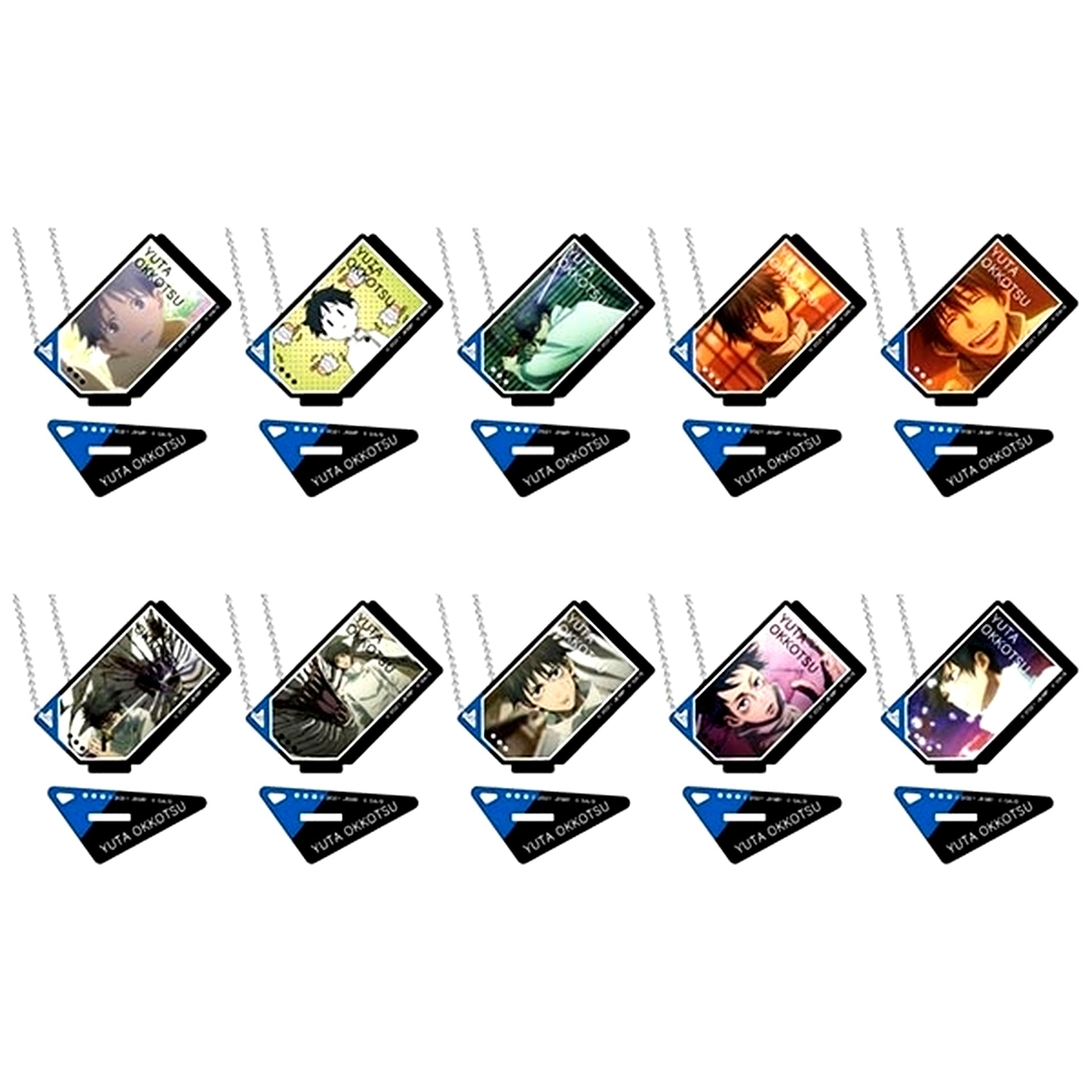Jujutsu Kaisen 0 Photo Stand Acrylic Keychain Yuta Okkotsu BOX Set of 10 [USED]
