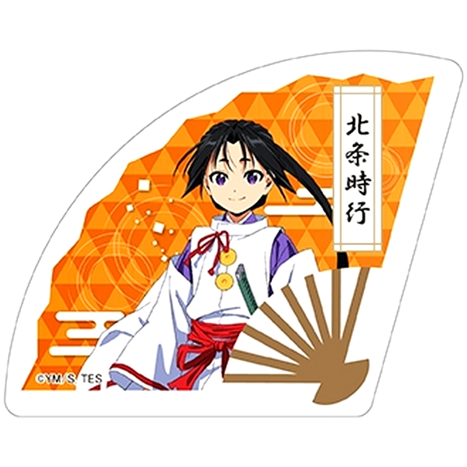 Tokiyuki Hojo Folding Fan Shaped Acrylic Block Collection The Elusive Samurai [USED]