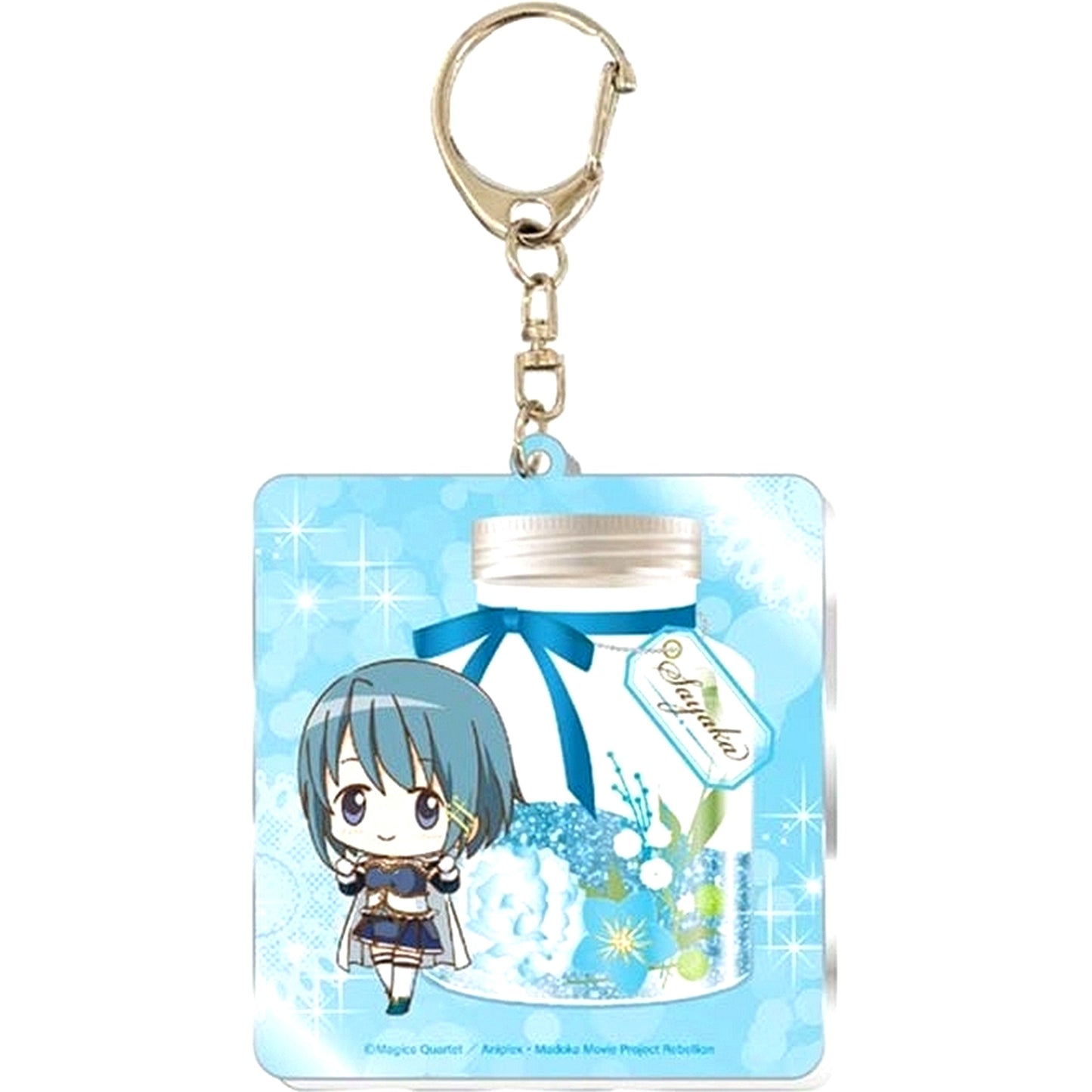 Sayaka Miki Puella Magi Madoka Magica The Movie Rebellion Glitter Acrylic Keychain [USED]