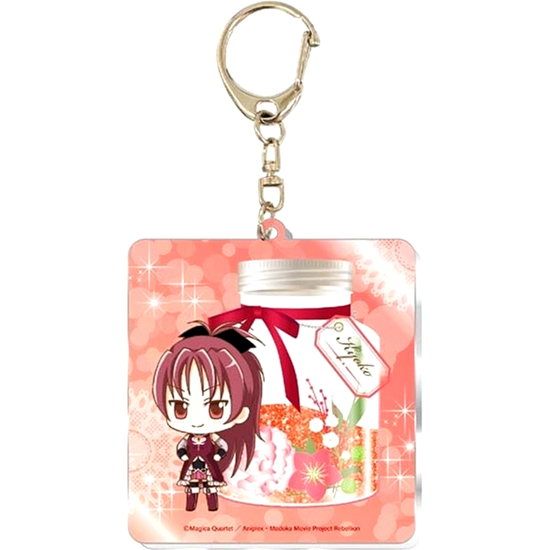 Kyoko Sakura Puella Magi Madoka Magica The Movie Rebellion Glitter Acrylic Keychain [USED]