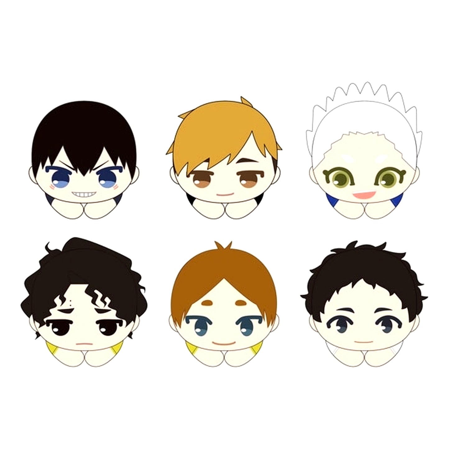 Haikyu!! Hug Chara Collection 10 Set of 6 [USED]