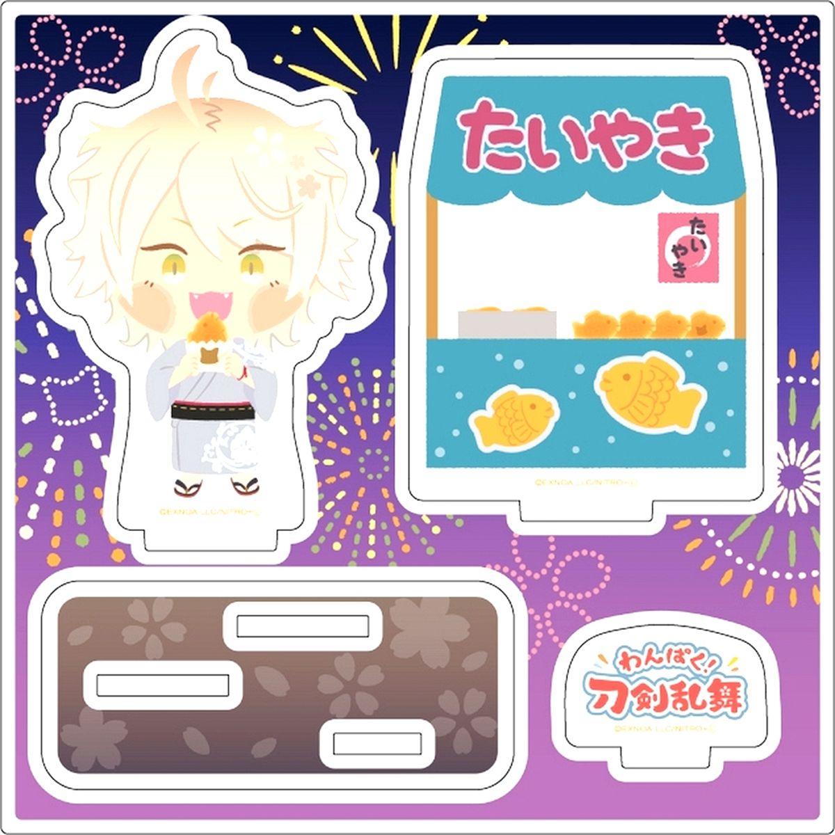 Nansen Ichimonji Wanpaku! Touken Ranbu Acrylic Figure Plate No.98 [USED]