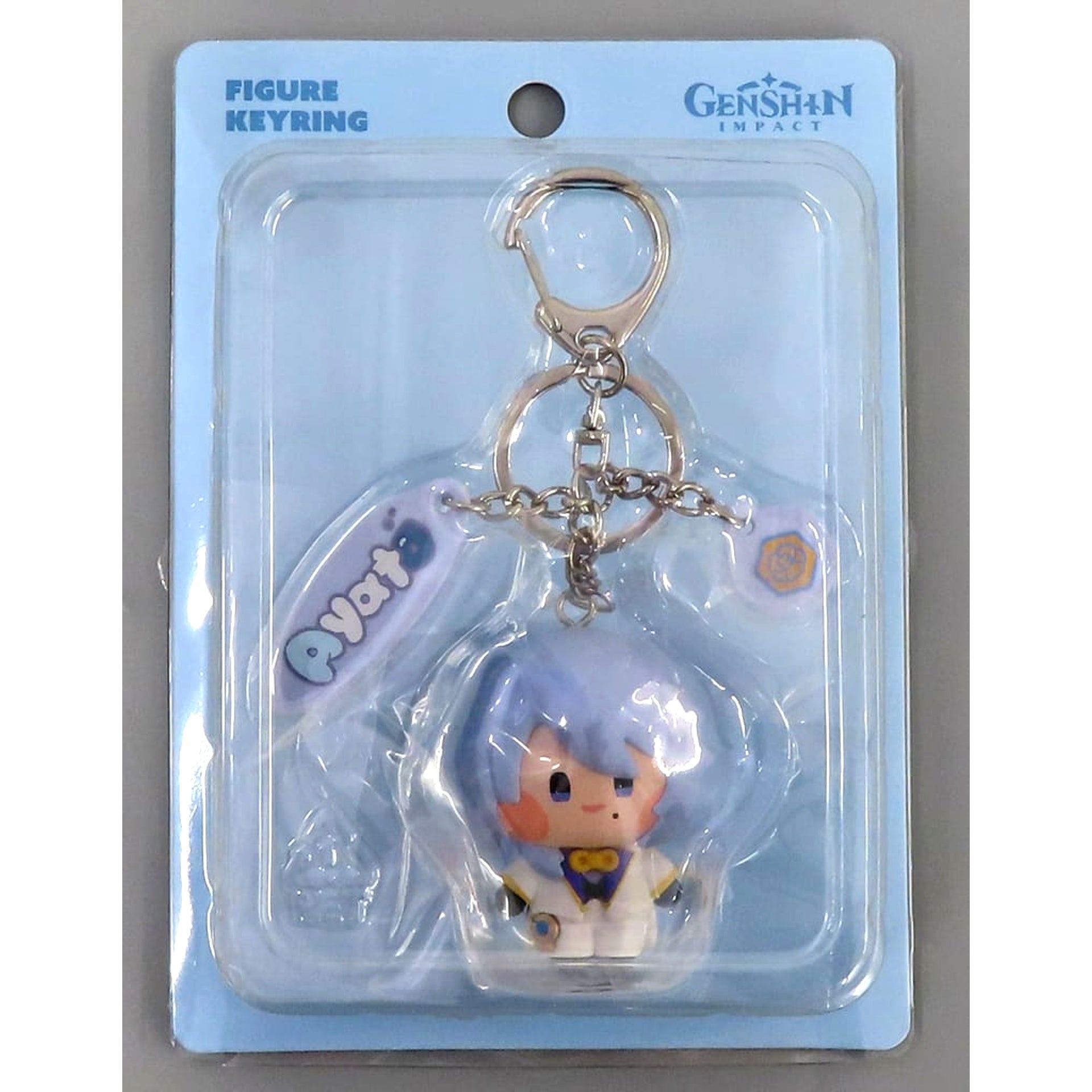 Genshin Kamisato Ayato Figure Keyring Minini Pop-Up Exclusive Keychains [USED]
