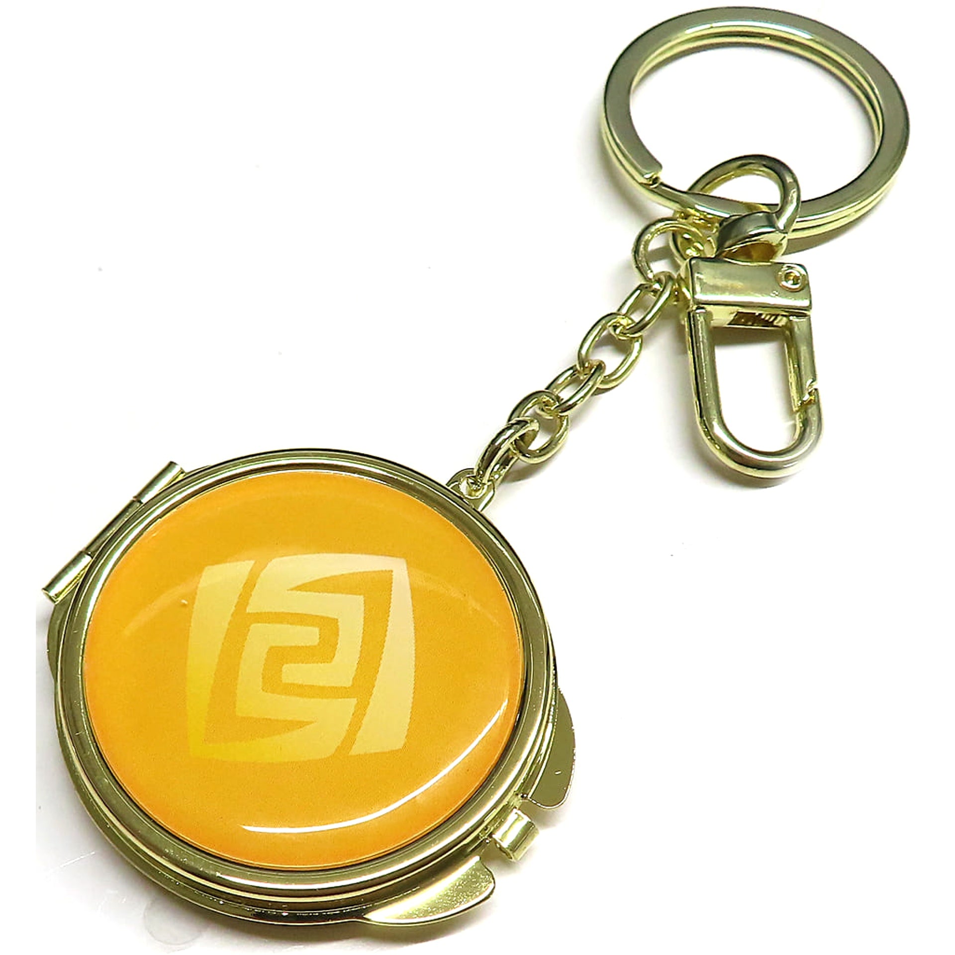 Genshin X Line Friends Navia Metal Ring with Mirror Keychains [USED]