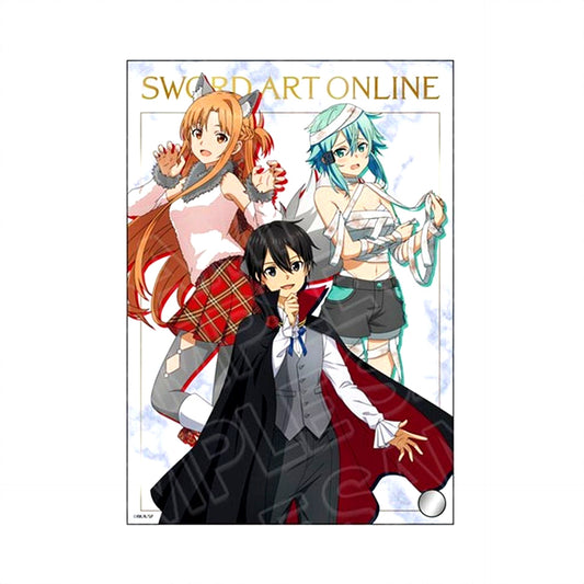 Kirito & Asuna & Sinon Mini Acrylic Art Monster / Yokai Ver. Sword Art Online Official Store in Yurakucho Marui [USED]