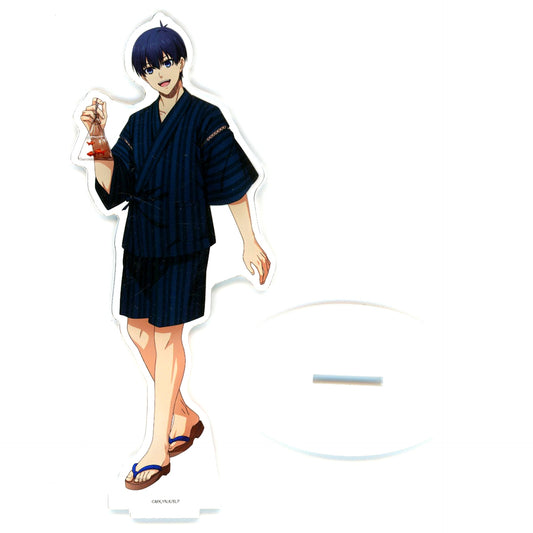 Yoichi Isagi Jinbei Ver. Illustration Acrylic Stand BLUELOCK POP UP SHOP in Abeno Lucias [USED]