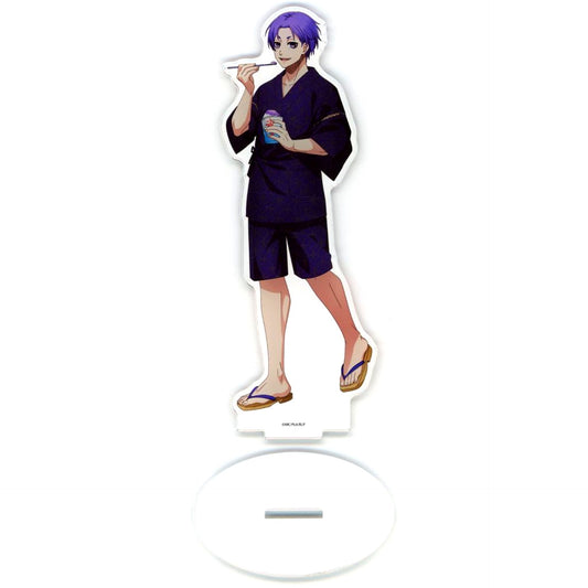 Reo Mikage Jinbei Ver. Illustration Acrylic Stand Blue Lock POP UP SHOP in Abeno Rakubus [USED]