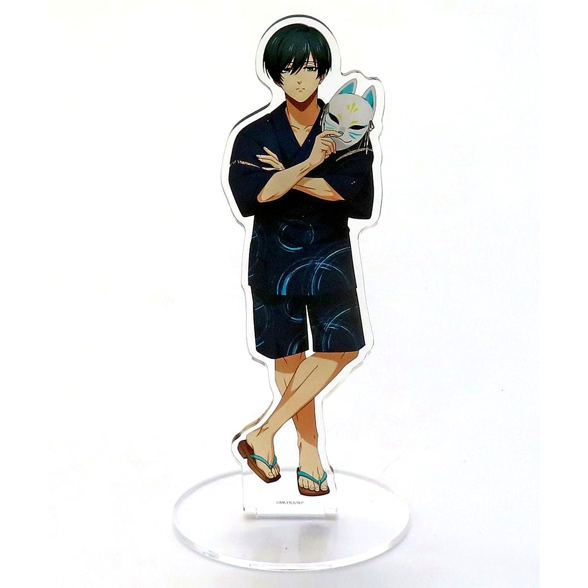 Rin Itoshi Jinbei Ver. Illustration Acrylic Stand BLUELOCK POP UP SHOP in Abeno Lucias [USED]