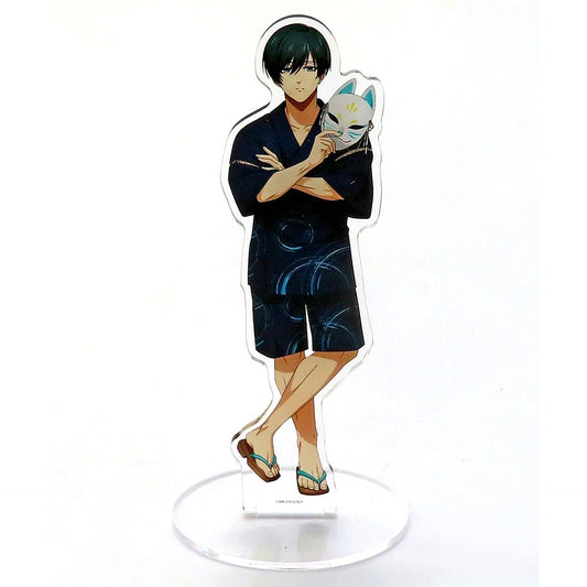 Rin Itoshi Jinbei Ver. Illustration Acrylic Stand BLUELOCK POP UP SHOP in Abeno Lucias [USED]