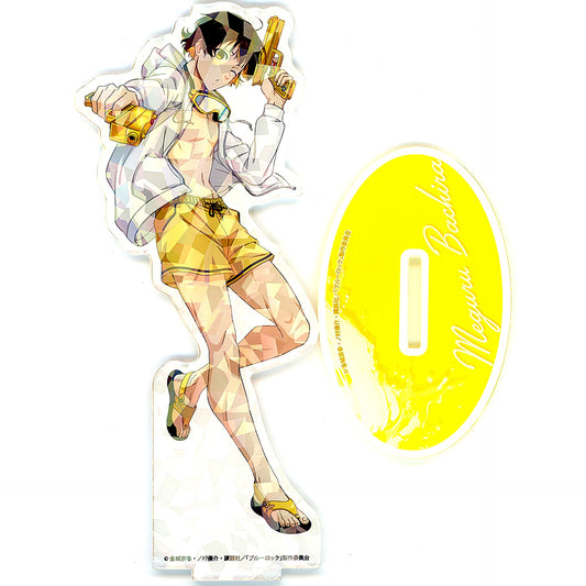 Meguru Bachira Swimsuit Ver. Illustration Hologram Acrylic Stand Blue Lock eeo Pop Up Store [USED]