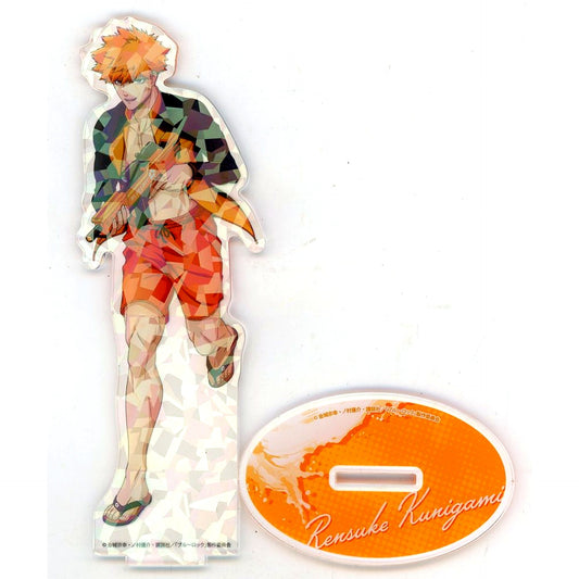 Rensuke Kunigami Swimsuit Ver. Illustration Hologram Acrylic Stand Blue Lock eeo POP UP STORE [USED]