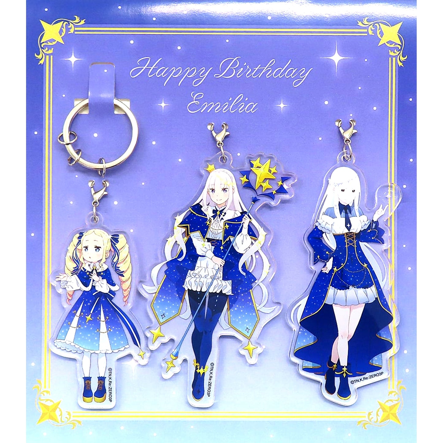 Group Re:ZERO -Starting Life in Another World- Key Ring Emilia's Birthday Life 2024 ver. [USED]